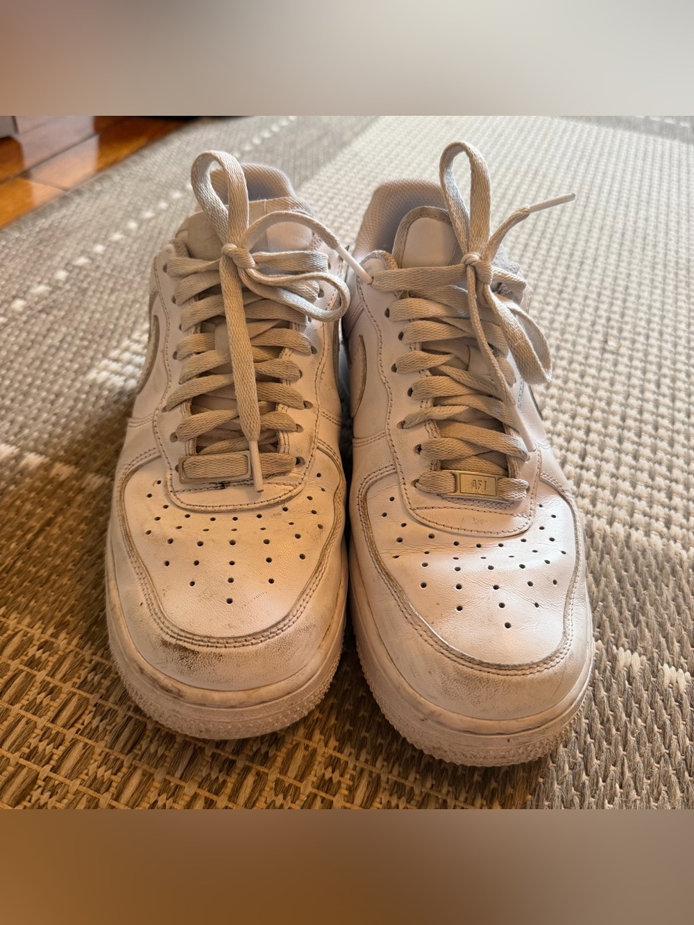 Nike Air Force 1'07 White Sneakers - size W 9.5 / M8